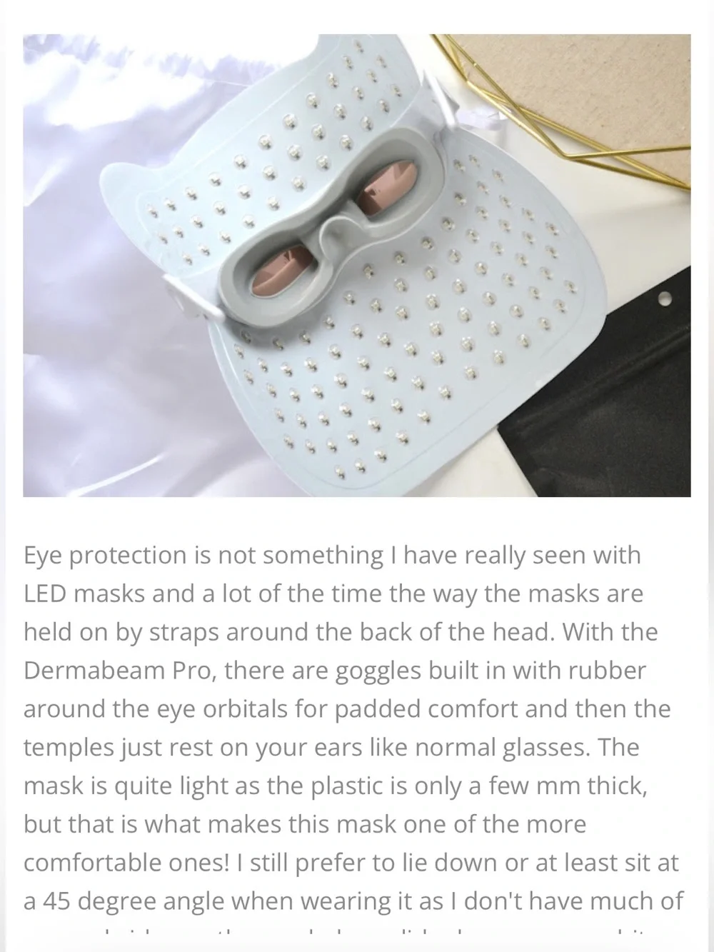 ✨🔥 Dermabeam Pro RED Light Therapy LED Mask - with Eye protection, CORDLESS